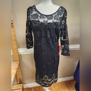 Black xl - 1x sweet robyne lace dress 0261